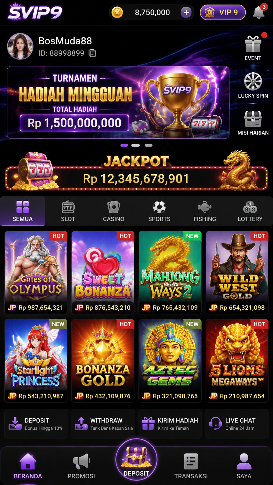Screenshot 1 svip9